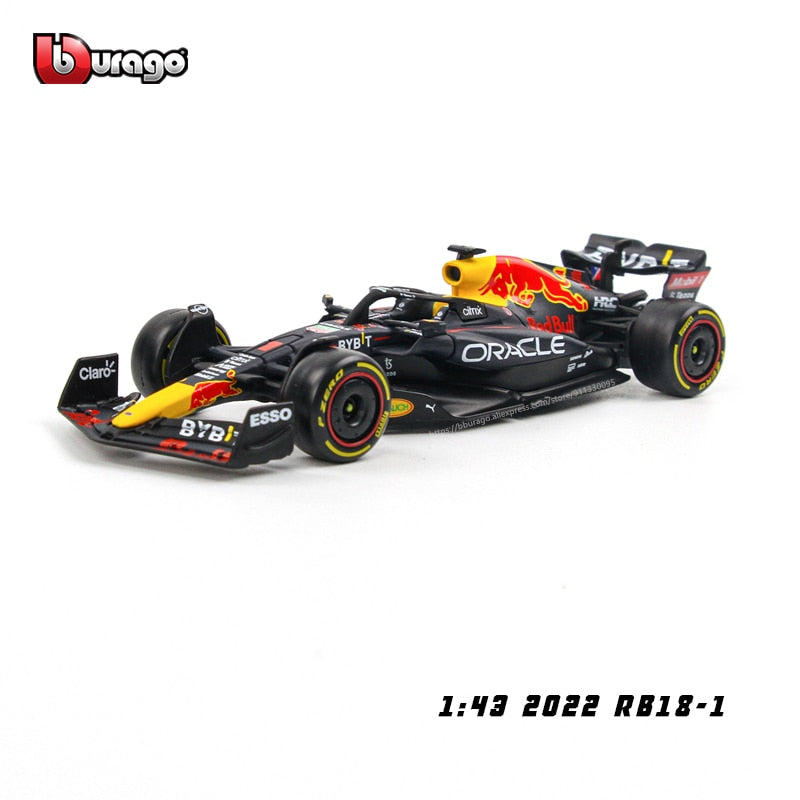 Miniatura escala 1:43  F1 Red Bull Racing 2022 RB18 
1# Verstappen 
11# Perez 
Pintura especial